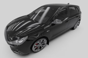 Hyundai i30 Mud Flaps - Rally Armor - UR - White/Black Logo - `19-`21 Hyundai i30 Mud Flaps - Rally Armor - UR - White/Black Logo - `19-`21